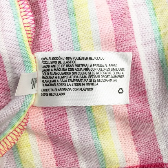 CAT & JACK Candy Stripe Barbie Pink Spaghetti Strap Maxi XS (4/5) - Picture 6 of 7